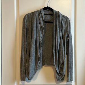 Zella convertible wrap top with snap detail